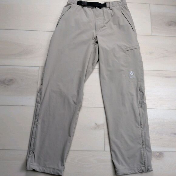 The North Face Pants - The North Face Summit Series Pants Womens M Nylon Belted Beige Ankle Zip